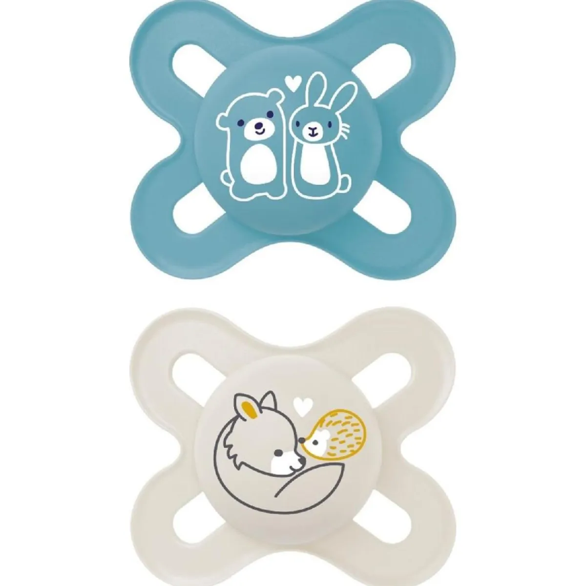 Outlet - Pack 2 chupetes Start silicona mate 0-2 meses azul Biberones Y Chupetes·Chupetes