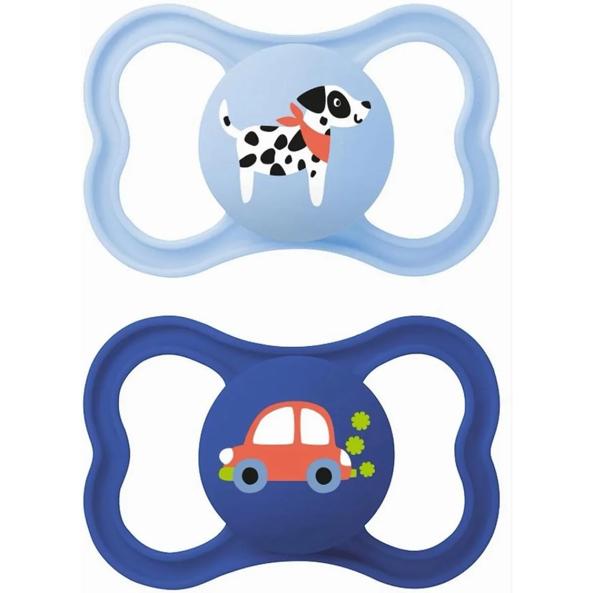 Outlet - Pack 2 chupetes Supreme silicona mate +6 meses azul Biberones Y Chupetes·Chupetes