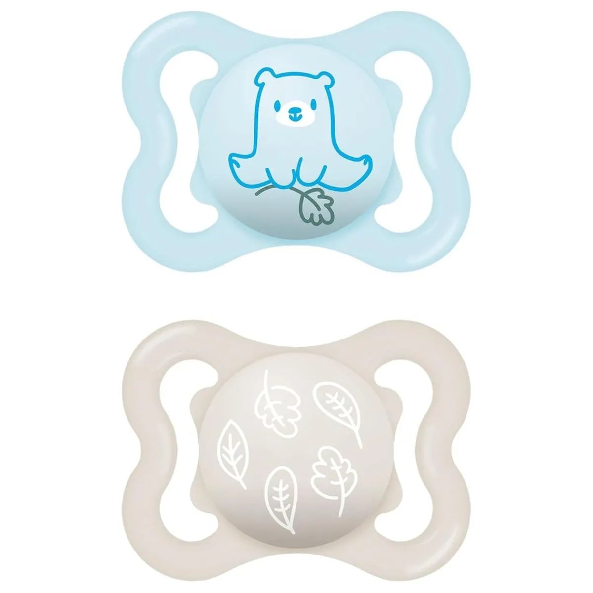New - Pack 2 chupetes Supreme silicona mate 2-6 meses azul Biberones Y Chupetes·Chupetes
