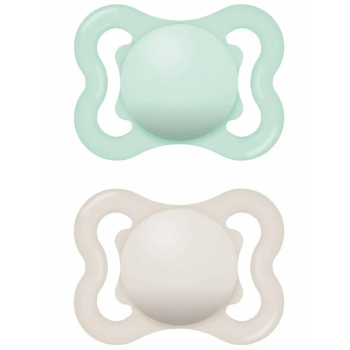 - Pack 2 chupetes Supreme silicona mate 2-6 meses neutro*MAM Discount