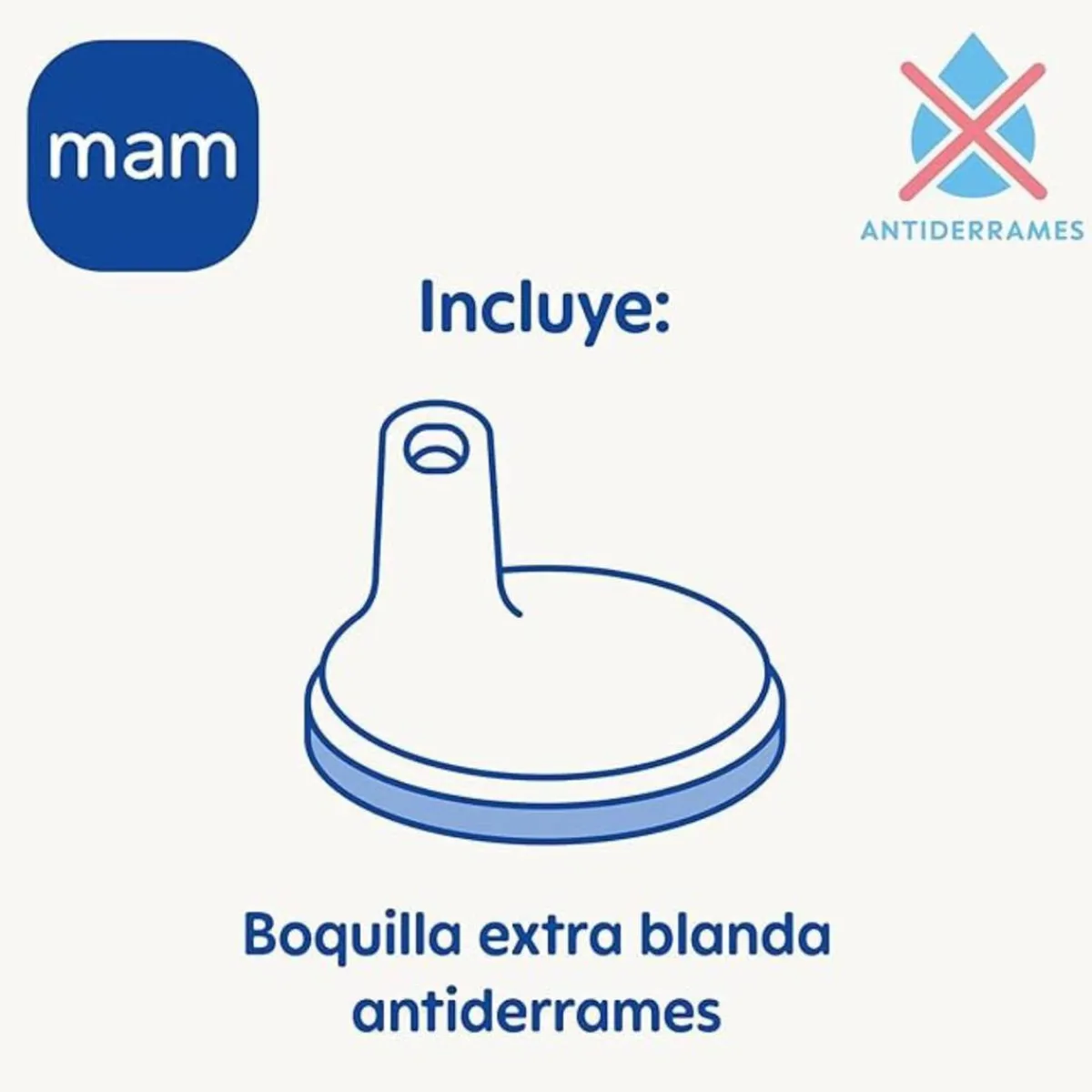 - Vaso de Aprendizaje 150ml Azul*MAM Outlet