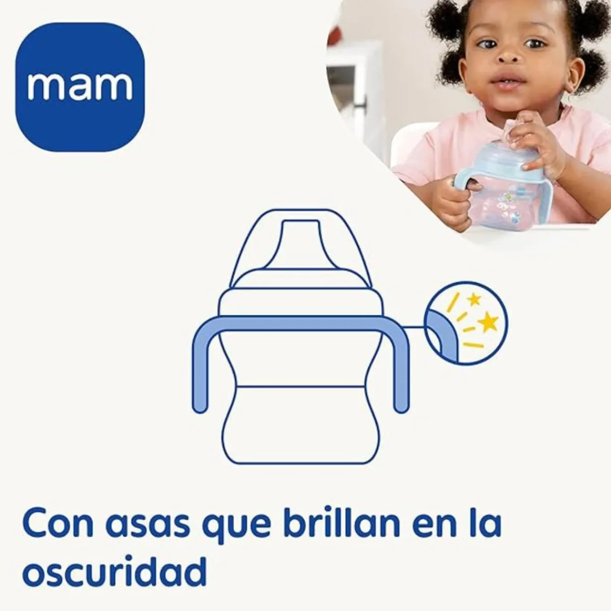 - Vaso de Aprendizaje 150ml Azul*MAM Outlet
