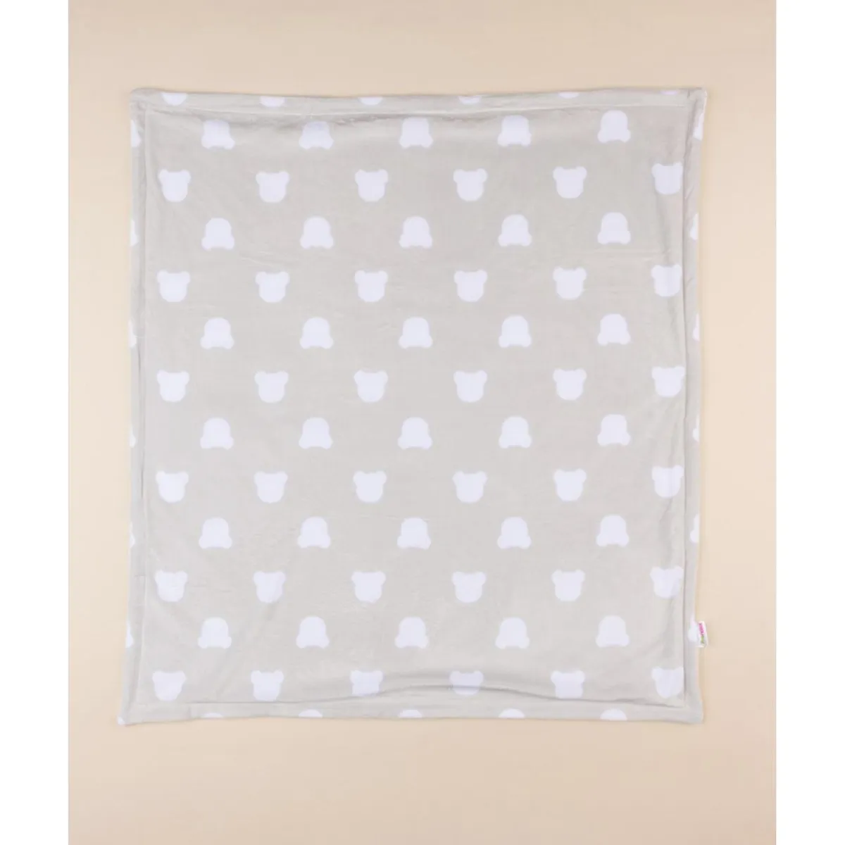 Manta de Cuna de Forro Polar Unisex Gris*Prenatal Discount