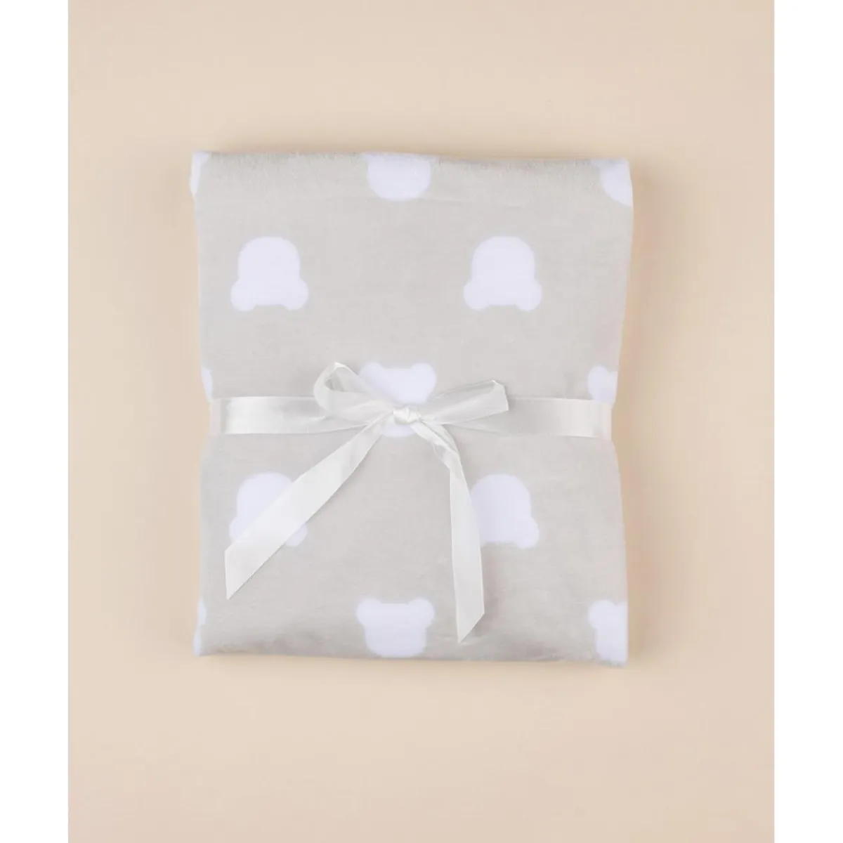Manta de Cuna de Forro Polar Unisex Gris*Prenatal Discount
