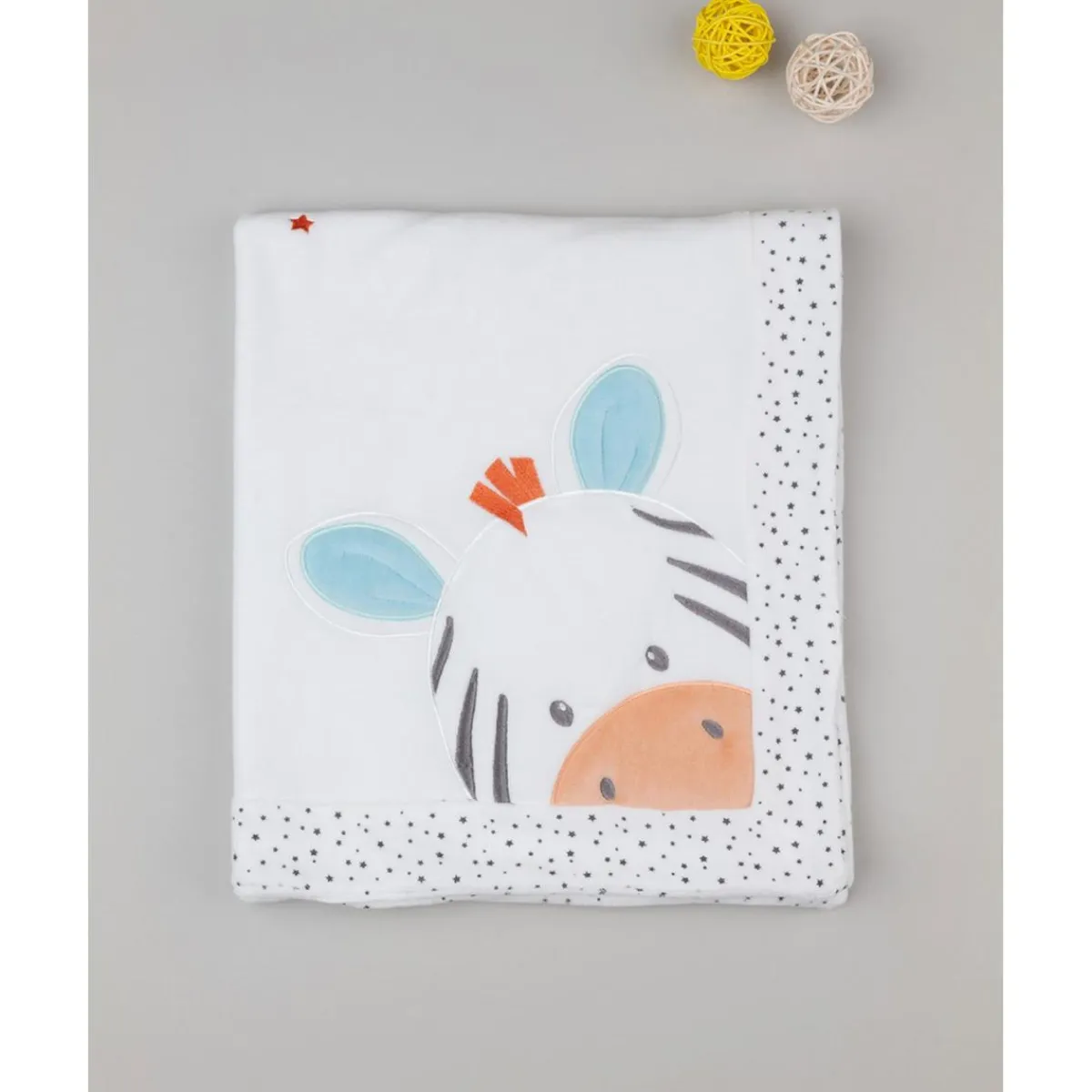 Manta de Cuna en Terciopelo "Baby Smile"*Prenatal New