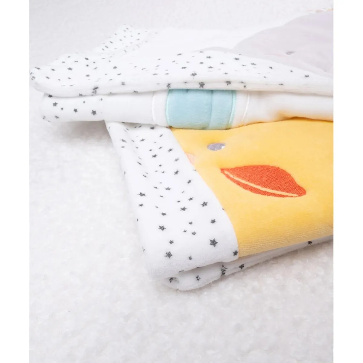 Manta de Cuna en Terciopelo "Baby Smile"*Prenatal New