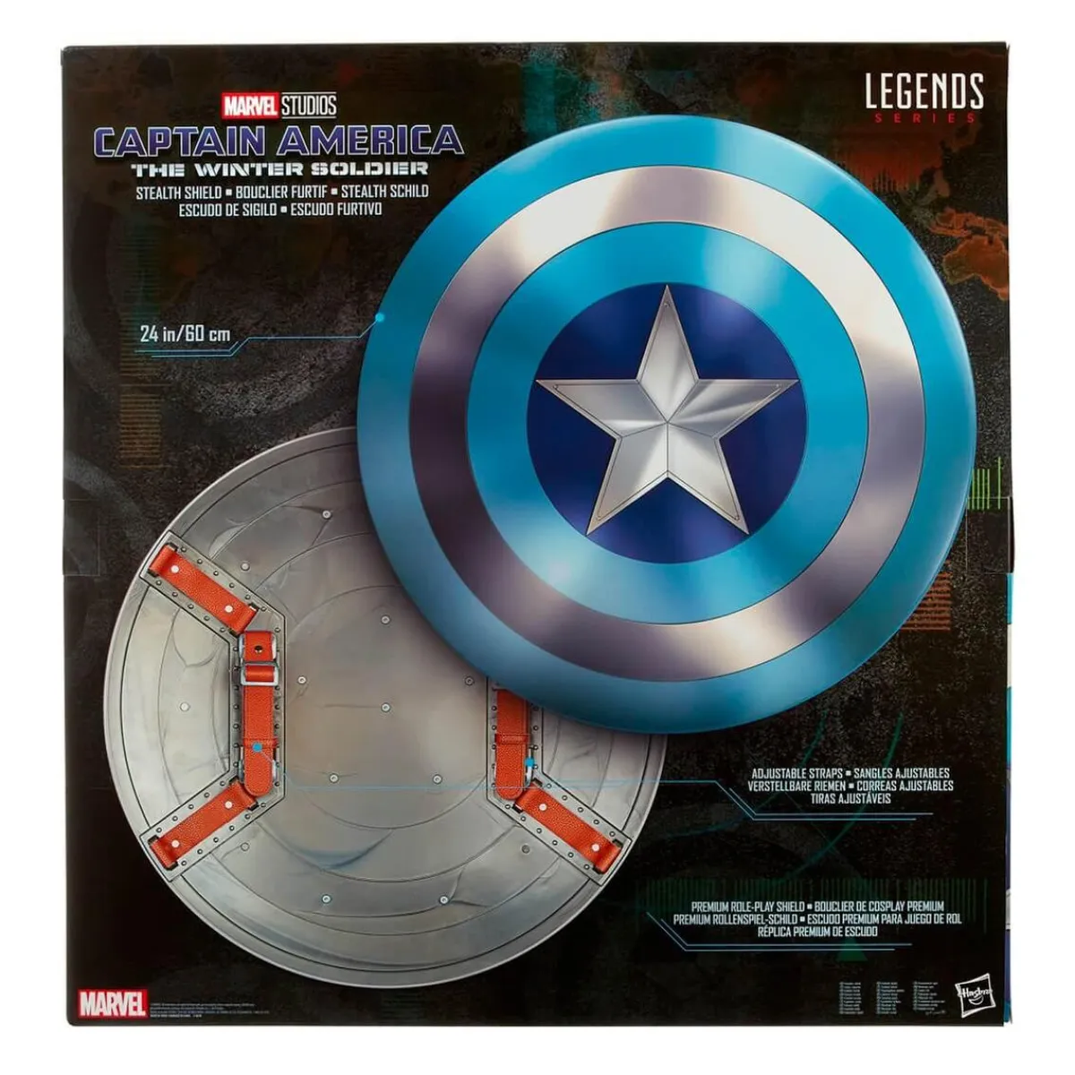 Hot Marvel - Capitán América - Réplica Escudo de Sigilo Soldado de Invierno Friki Zone