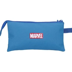 New Marvel - Portatodo 3 compartimentos - Team Spidey Material Escolar