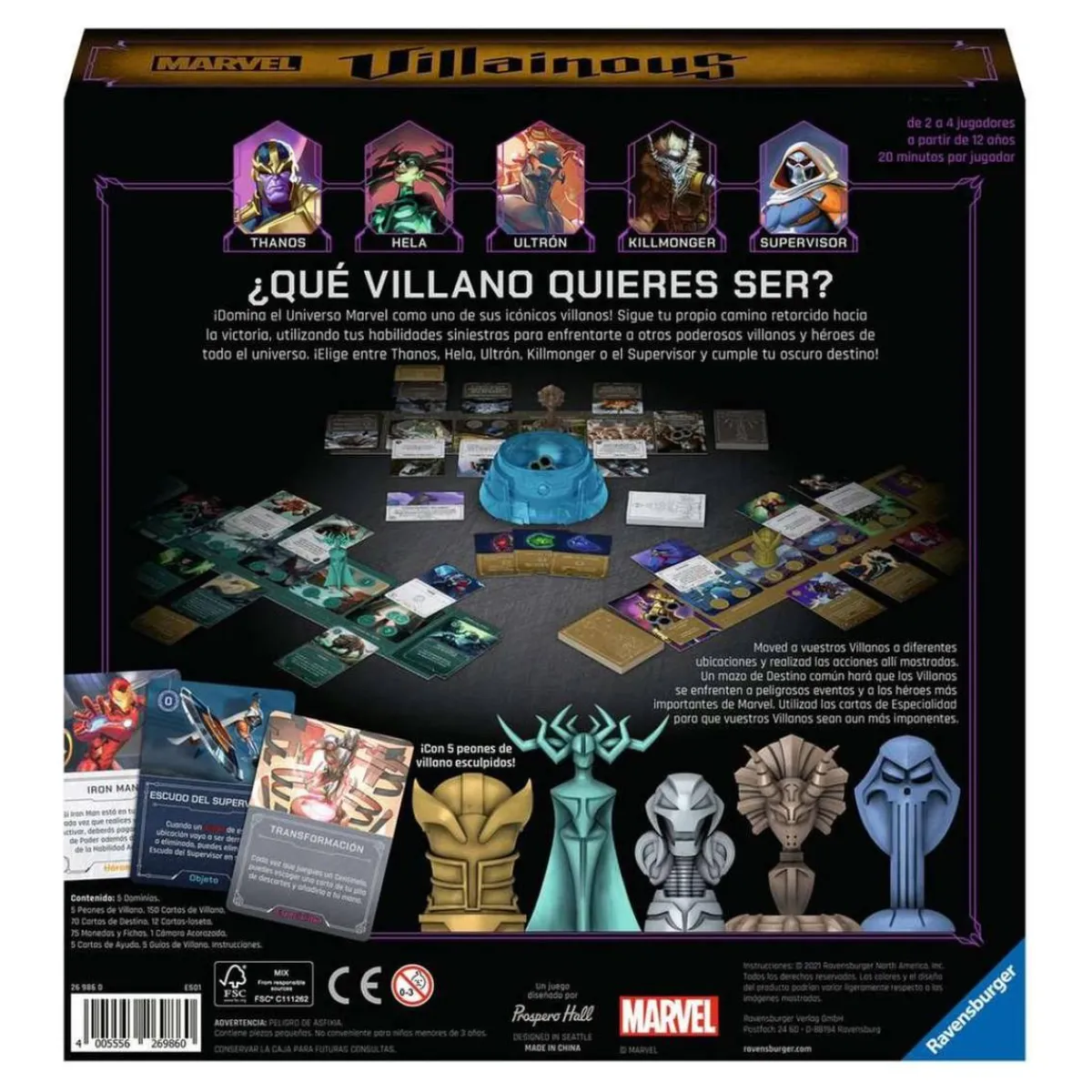Marvel - Villainous - Juego de mesa Friki Zone|Juegos Y Puzzles
