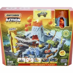 Hot Matchbox - Huida del volcán Vehículos Y Circuitos