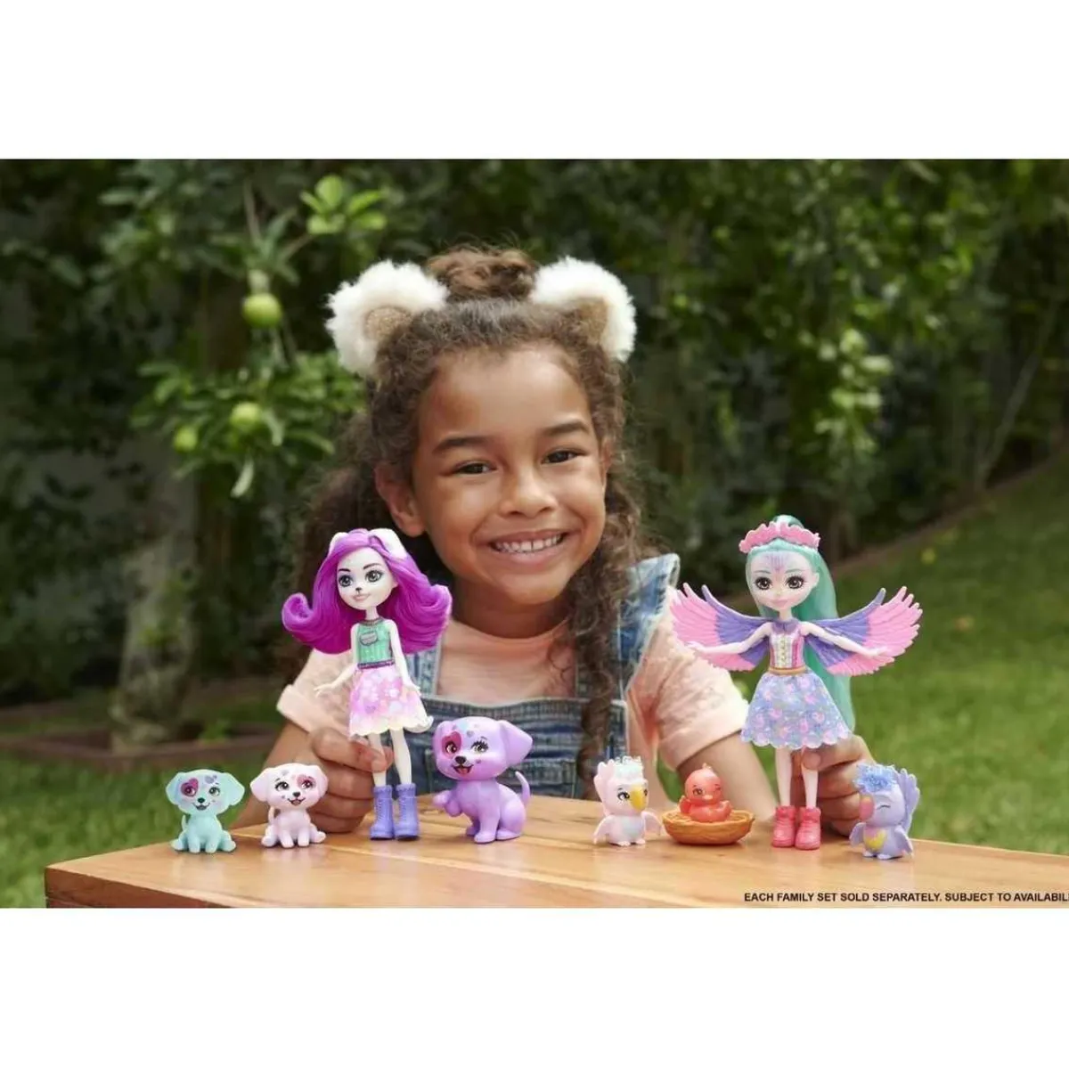 New - Enchantimals - Enchantimals familia de loros muñecas con mascotas y accesorios (Varios modelos) ㅤ Muñecas