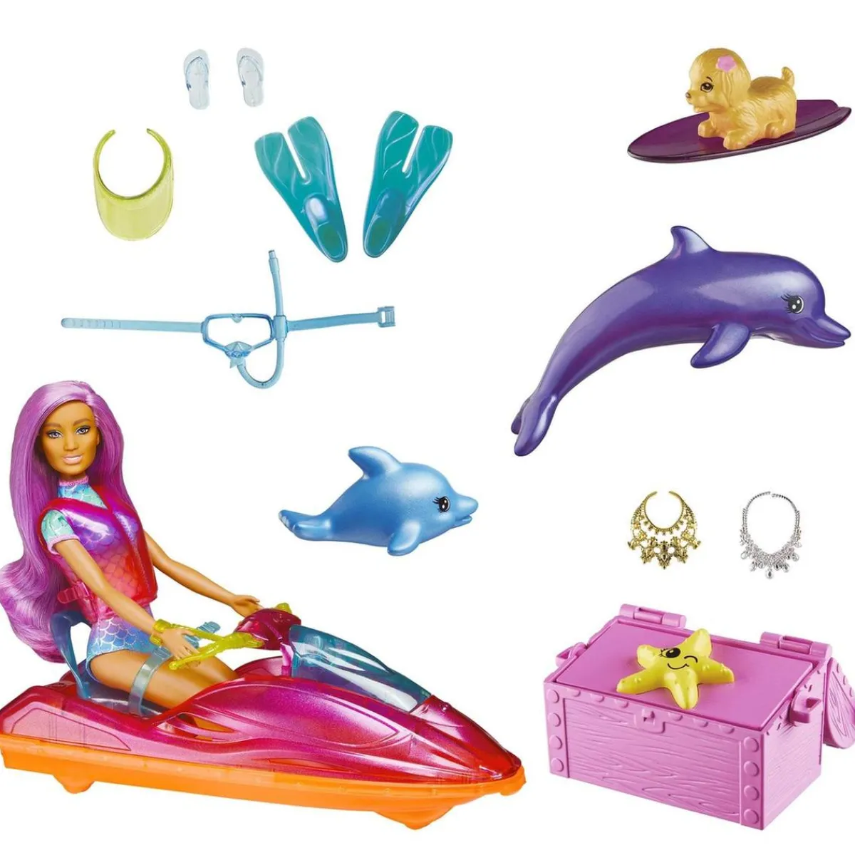 Outlet - Muñeca Dreamtopia con accesorios acuáticos ㅤ Muñecas