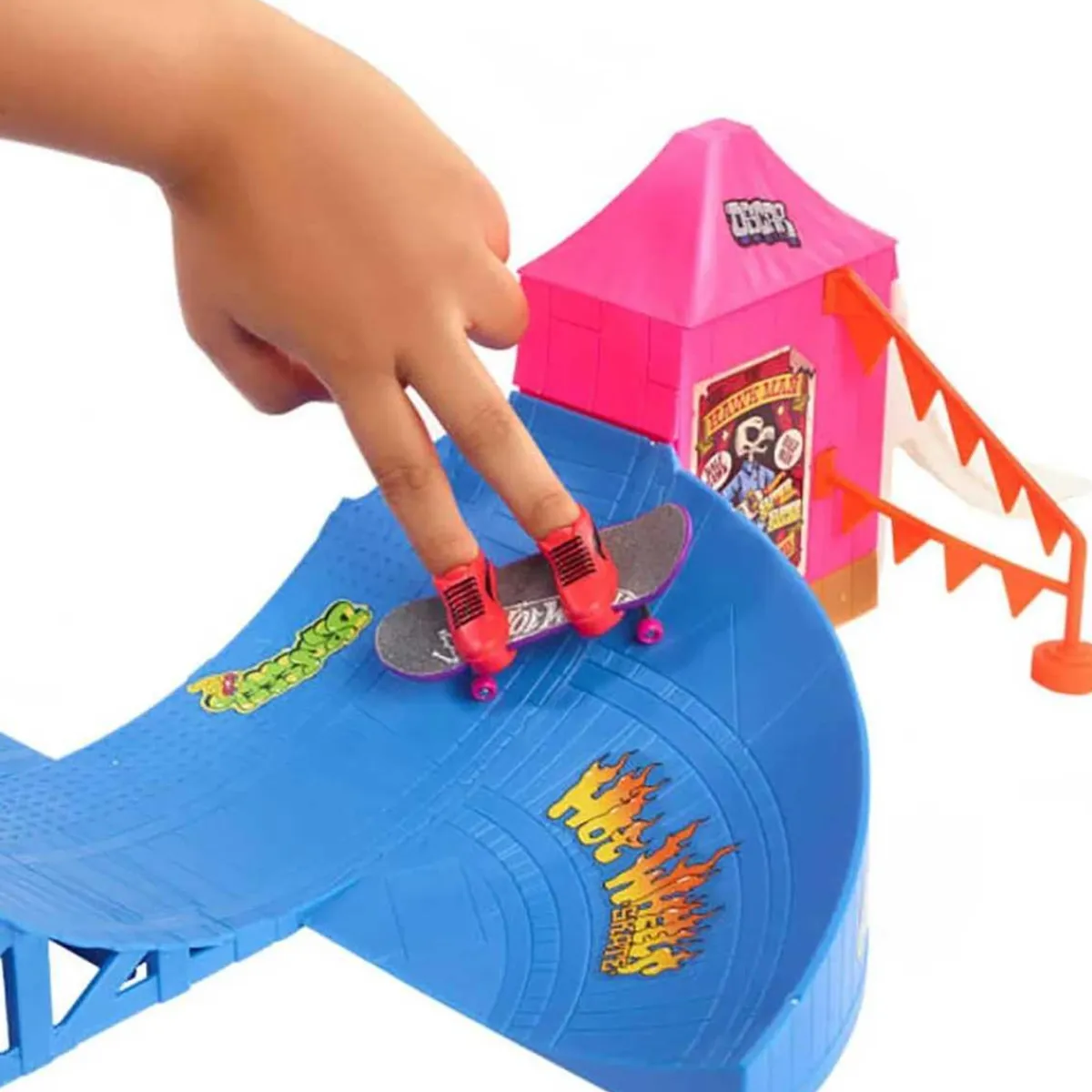 Discount - Parque de skate con monopatín de juguete y zapatillas para dedos ㅤ Vehículos Y Circuitos
