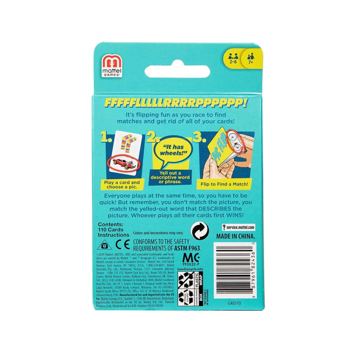 - Pic Flip - Juego de Cartas*MATTEL GAMES