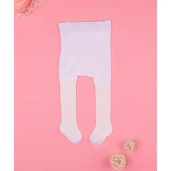 Medias blancas con lazos*Prenatal Best