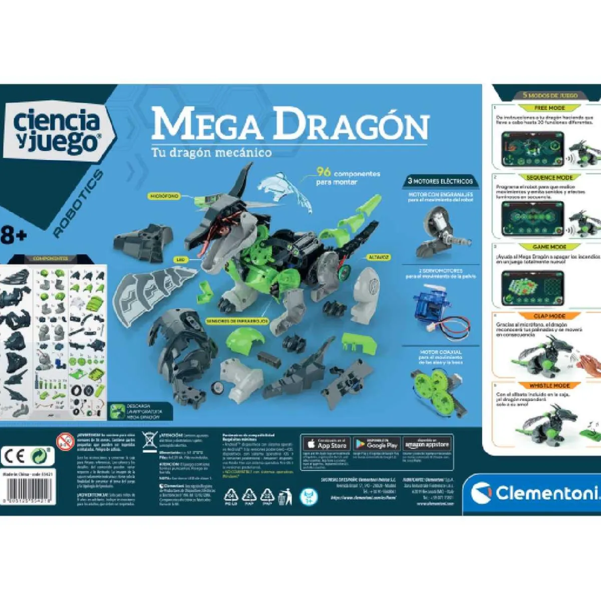 Mega Dragón*CLEMENTONI Hot