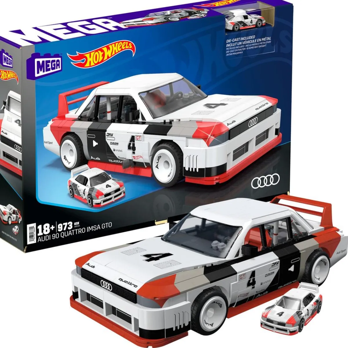 Mega Hot Wheels - Coche Audi 90 Quattro*MATTEL Outlet