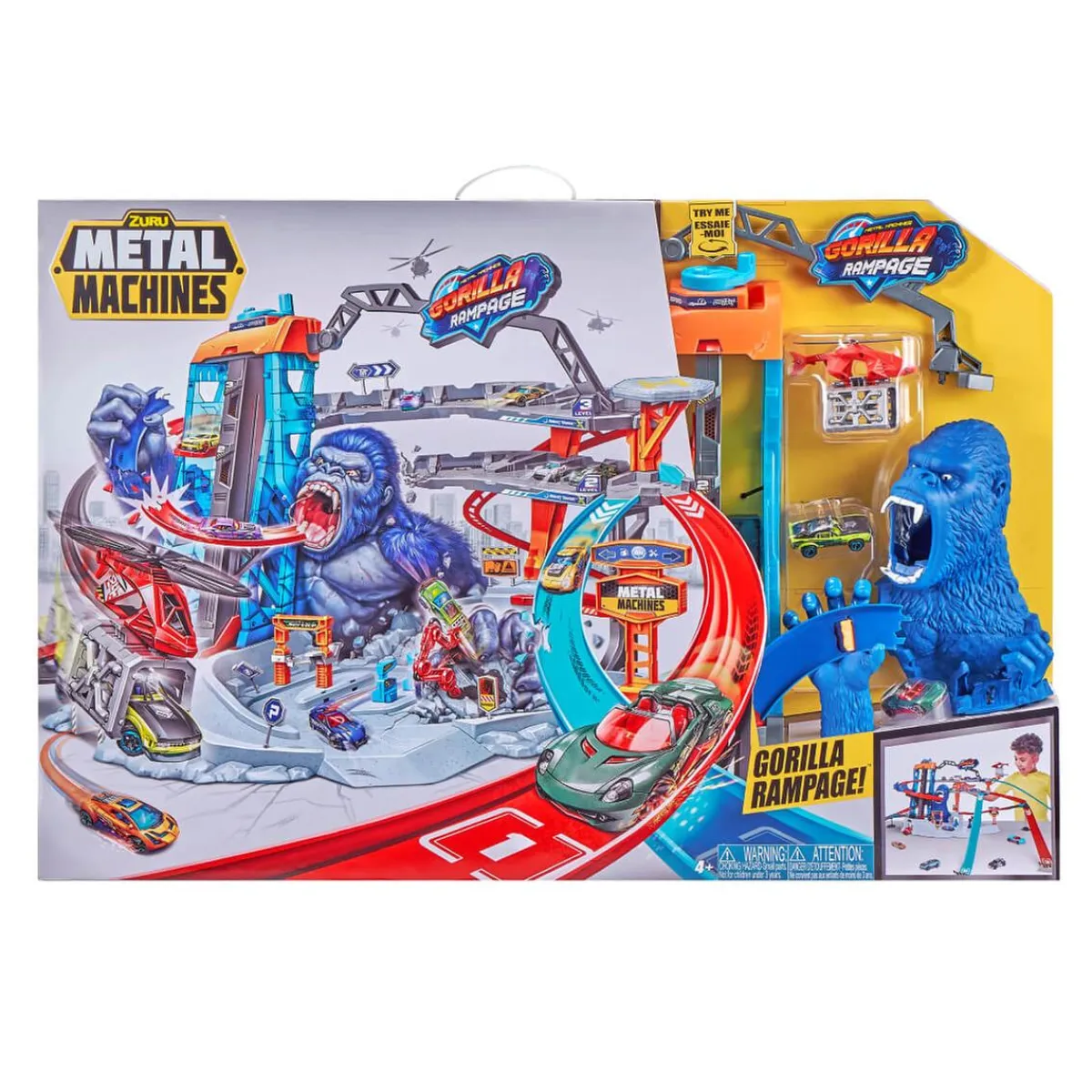 Megapista de Acción Gorilla Rampage*ZURU Hot