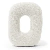 Best - Almohada Infantil con Forma de Letra “O” Color Blanco Roto “Bearly O” Descanso·Colchones Y Almohadas