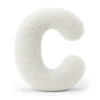 - Almohada Infantil con Forma de Letra “C” Color Blanco Roto “Bearly C”*MEOWBABY New