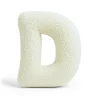 Best - Almohada Infantil con Forma de Letra “D” Color Crema “Bearly D” Descanso·Colchones Y Almohadas