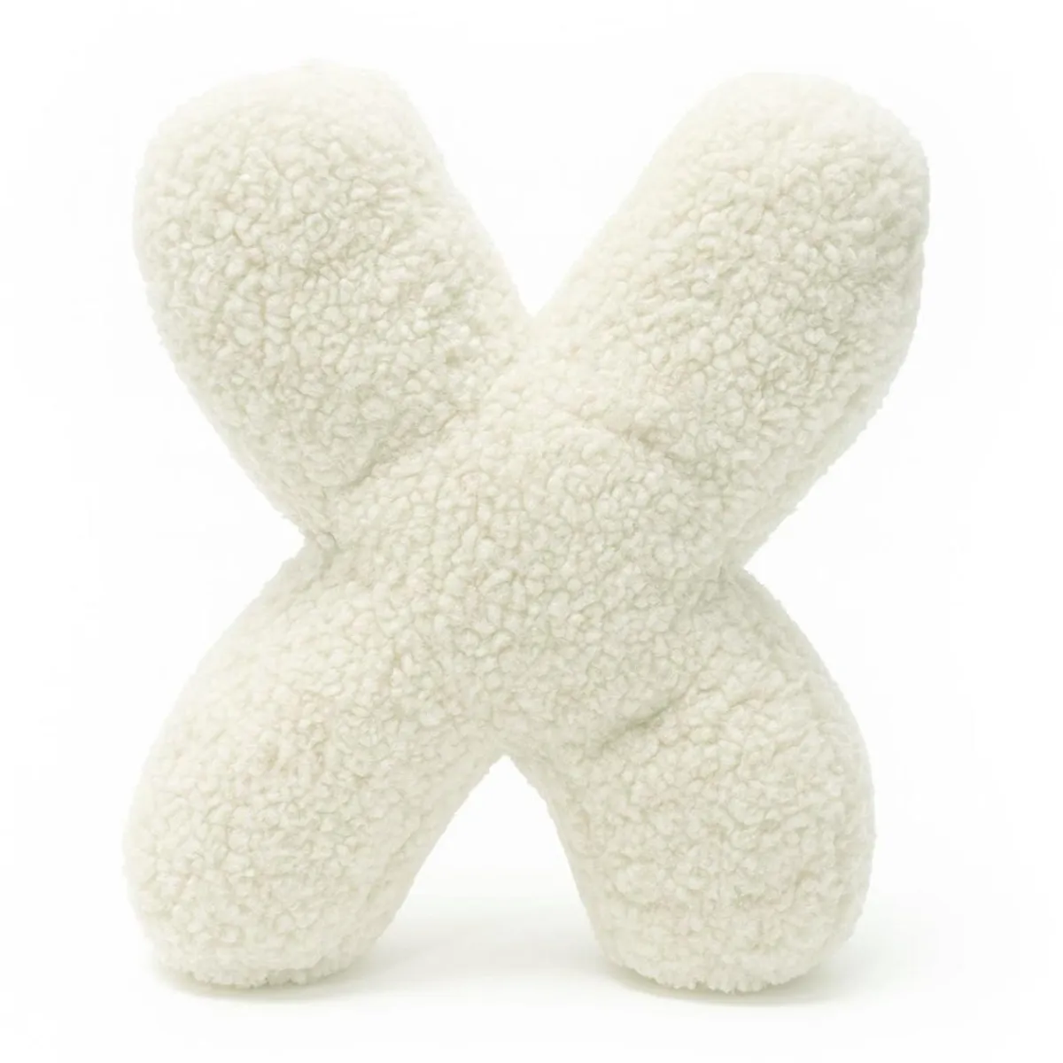 - Almohada Infantil con Forma de Letra “X” Color Crema “Bearly X”*MEOWBABY Best