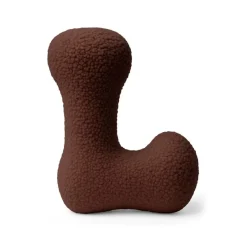 Sale - Almohada Infantil con Forma de Letra “L” Color Marrón Oscuro “Bearly L” Descanso·Colchones Y Almohadas