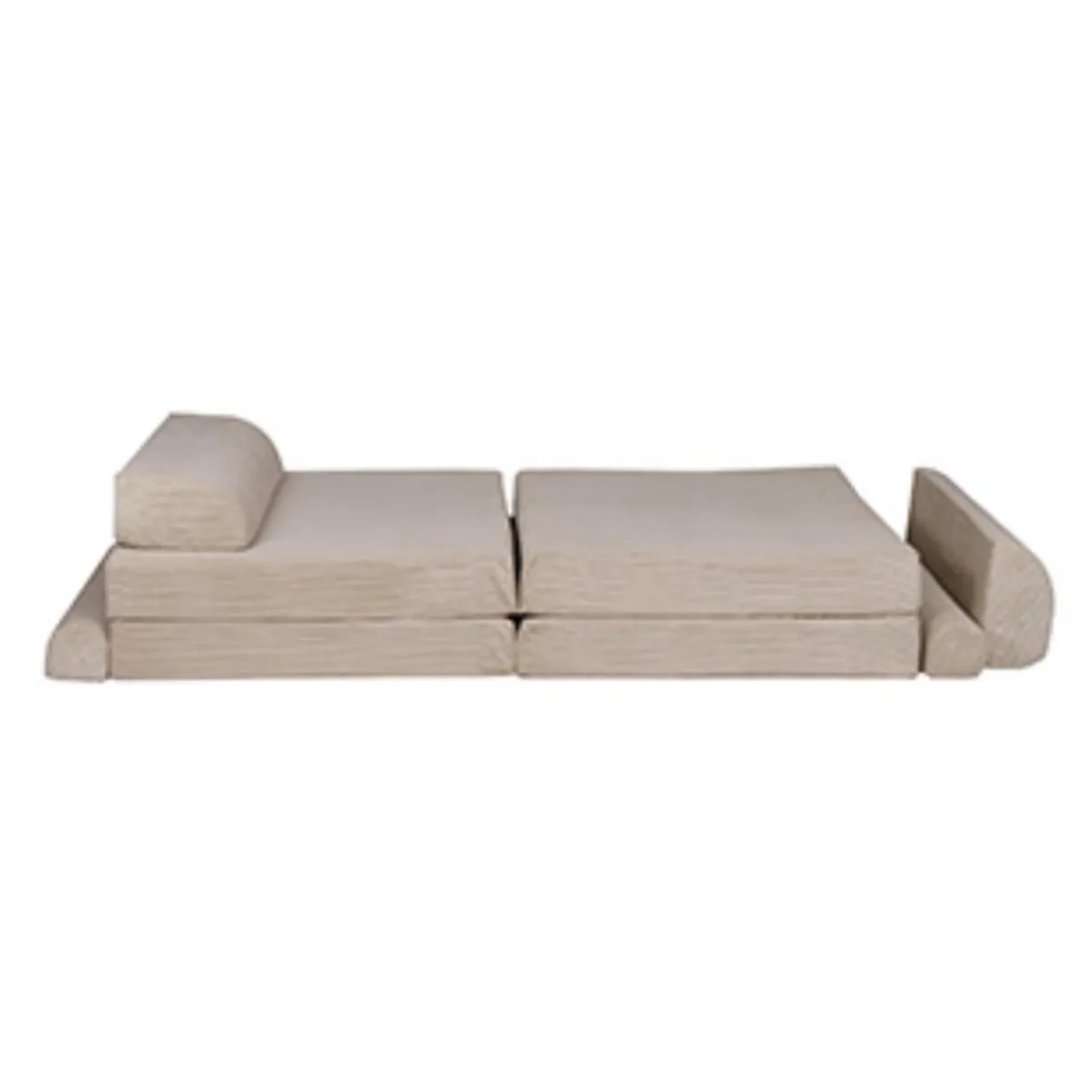 - Sofá de pana Premium infantil beige Entretenimiento·Hamacas Y Columpios|Estilo De Vida