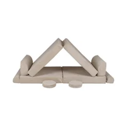 - Sofá de pana Premium infantil beige Entretenimiento·Hamacas Y Columpios|Estilo De Vida