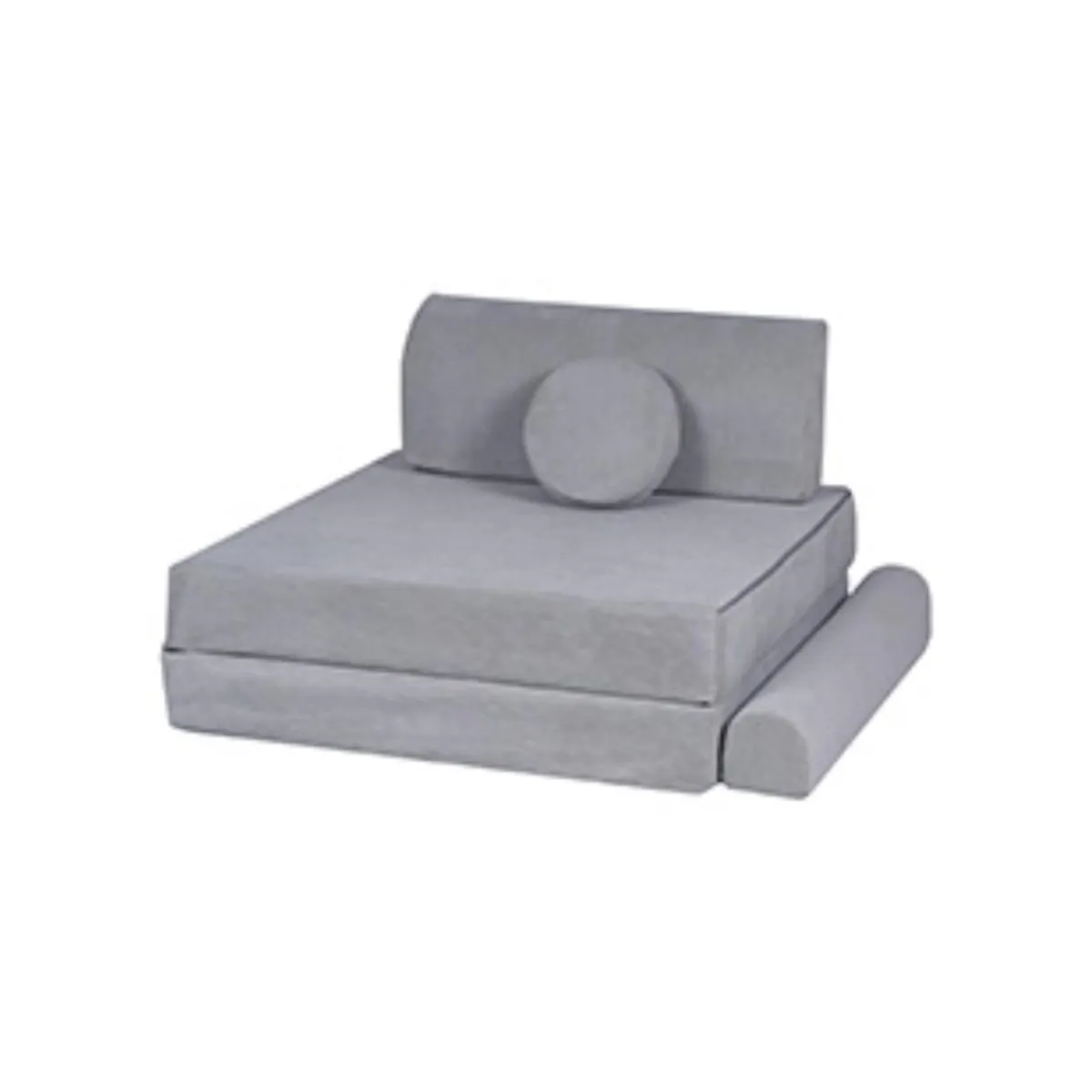 Outlet - Sofá de pana Premium infantil gris Entretenimiento·Hamacas Y Columpios|Estilo De Vida
