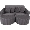 - Sofá Infantil Churros Pocket Max Color Gris Jurassic*MEOWBABY New