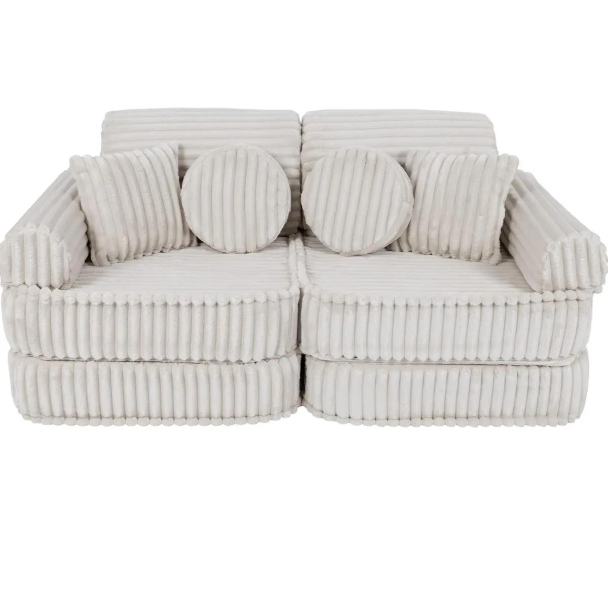 - Sofá Infantil Churros Pocket Plus Color Blanco Algodón Entretenimiento·Hamacas Y Columpios|Estilo De Vida