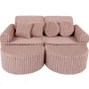 Online - Sofá Infantil Churros Pocket Max Color Rosa Chocolate Entretenimiento·Hamacas Y Columpios|Estilo De Vida