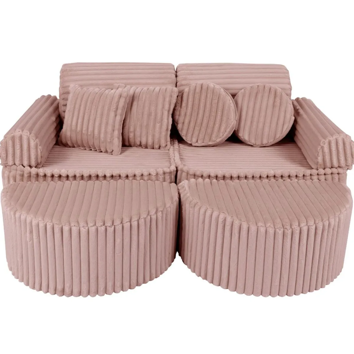 Online - Sofá Infantil Churros Pocket Max Color Rosa Chocolate Entretenimiento·Hamacas Y Columpios|Estilo De Vida