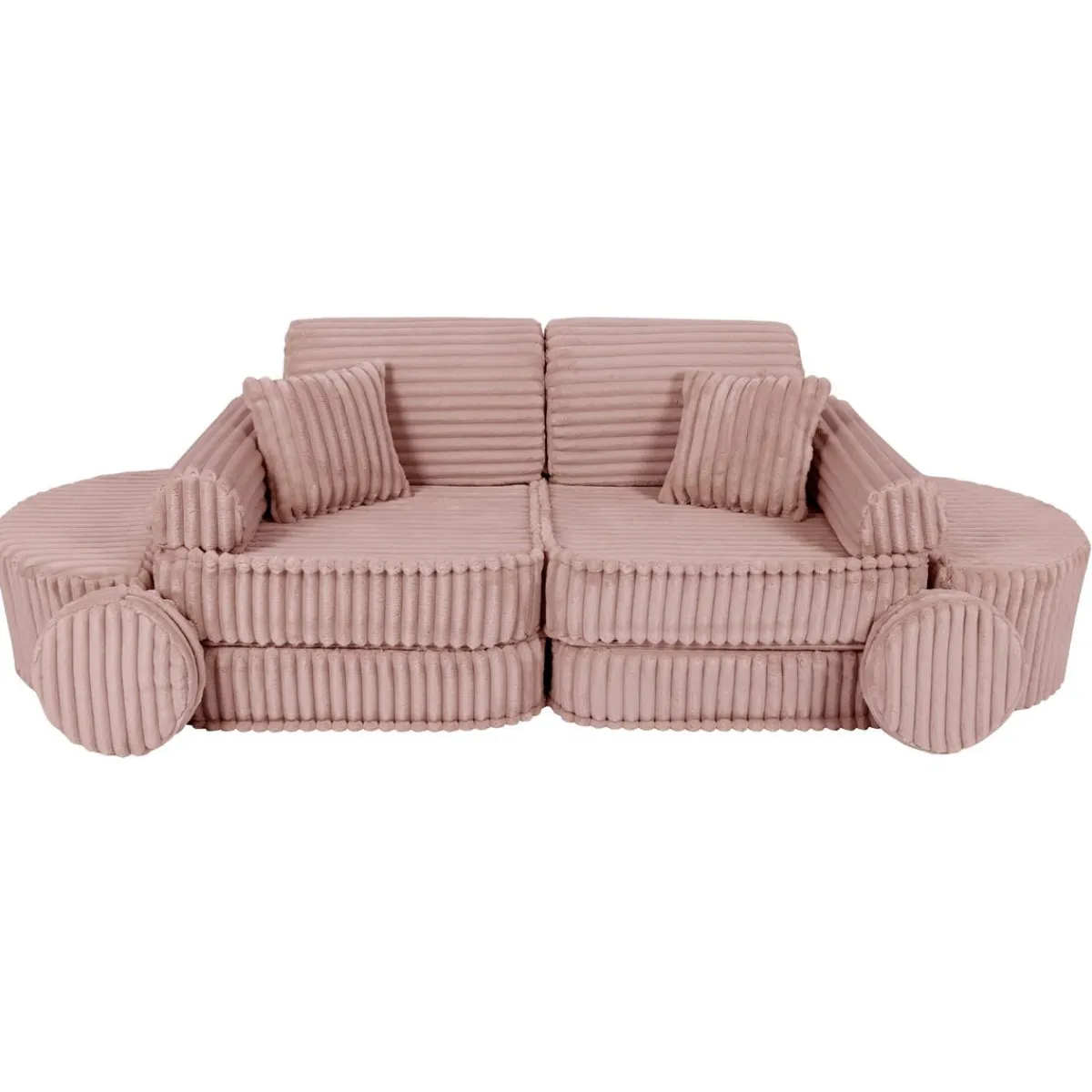 Online - Sofá Infantil Churros Pocket Max Color Rosa Chocolate Entretenimiento·Hamacas Y Columpios|Estilo De Vida