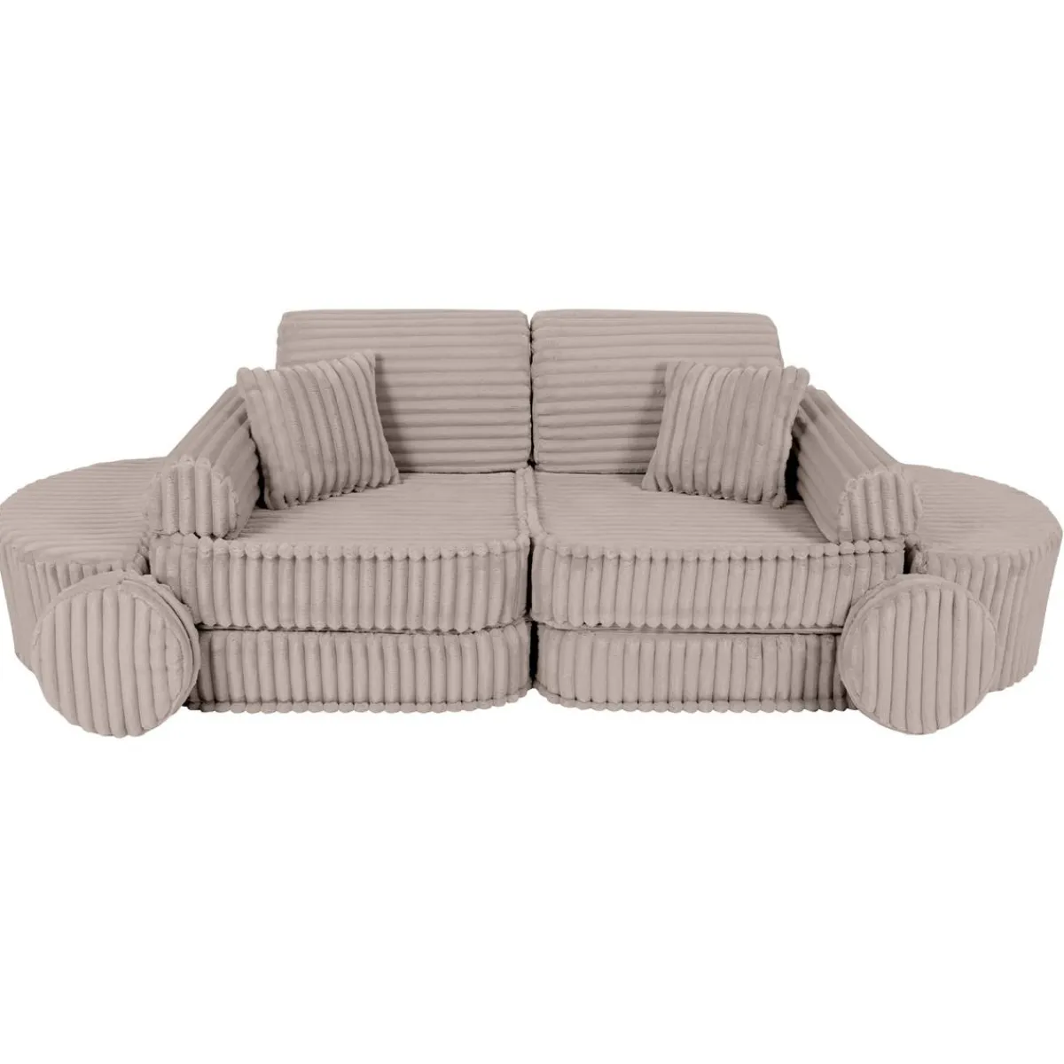 Online - Sofá Infantil Churros Pocket Max Color Beige Pebble Entretenimiento·Hamacas Y Columpios|Estilo De Vida