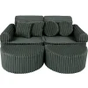 New - Sofá Infantil Churros Pocket Max Color Verde Pine Forest Entretenimiento·Hamacas Y Columpios|Estilo De Vida