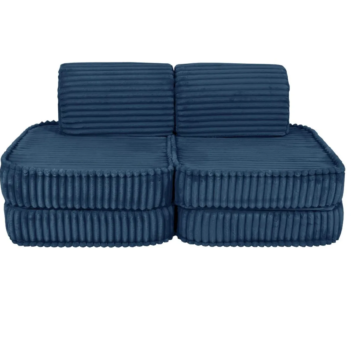 Clearance - Sofá Infantil Churros Pocket Basic Color Azul Medianoche Entretenimiento·Hamacas Y Columpios|Estilo De Vida