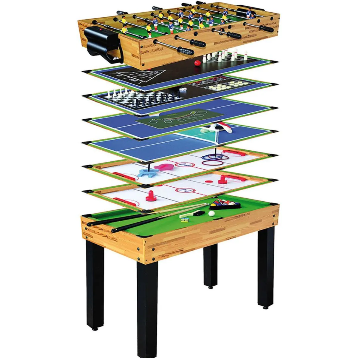 Discount Mesa Multijuegos 12 en 1 Futbolines|Deportes