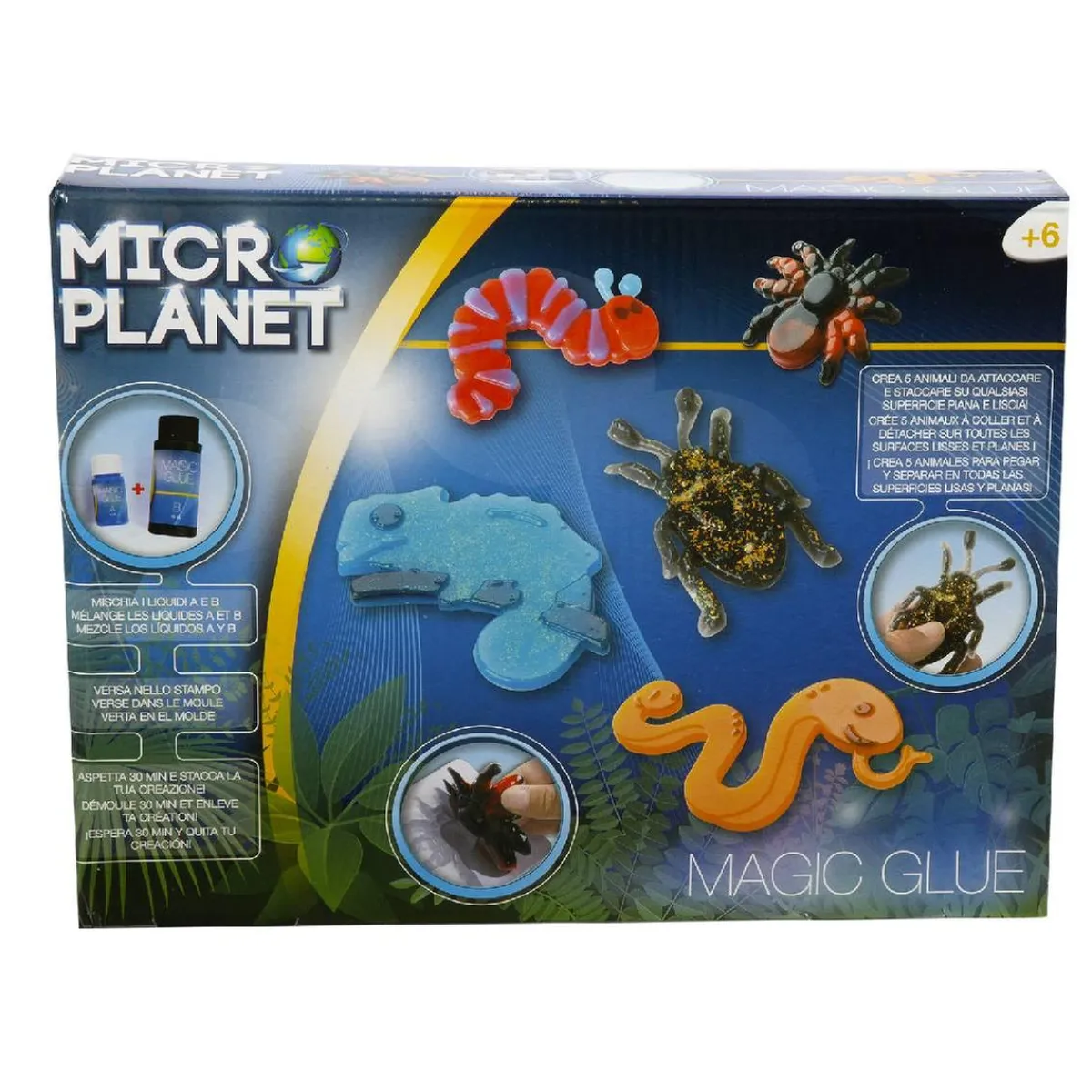 - Pegamento mágico 5 animales*MICRO PLANET