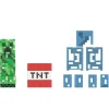 Minecraft - Figura articulada Creeper Nivel Diamante con accesorios ㅤ Figuras De Acción