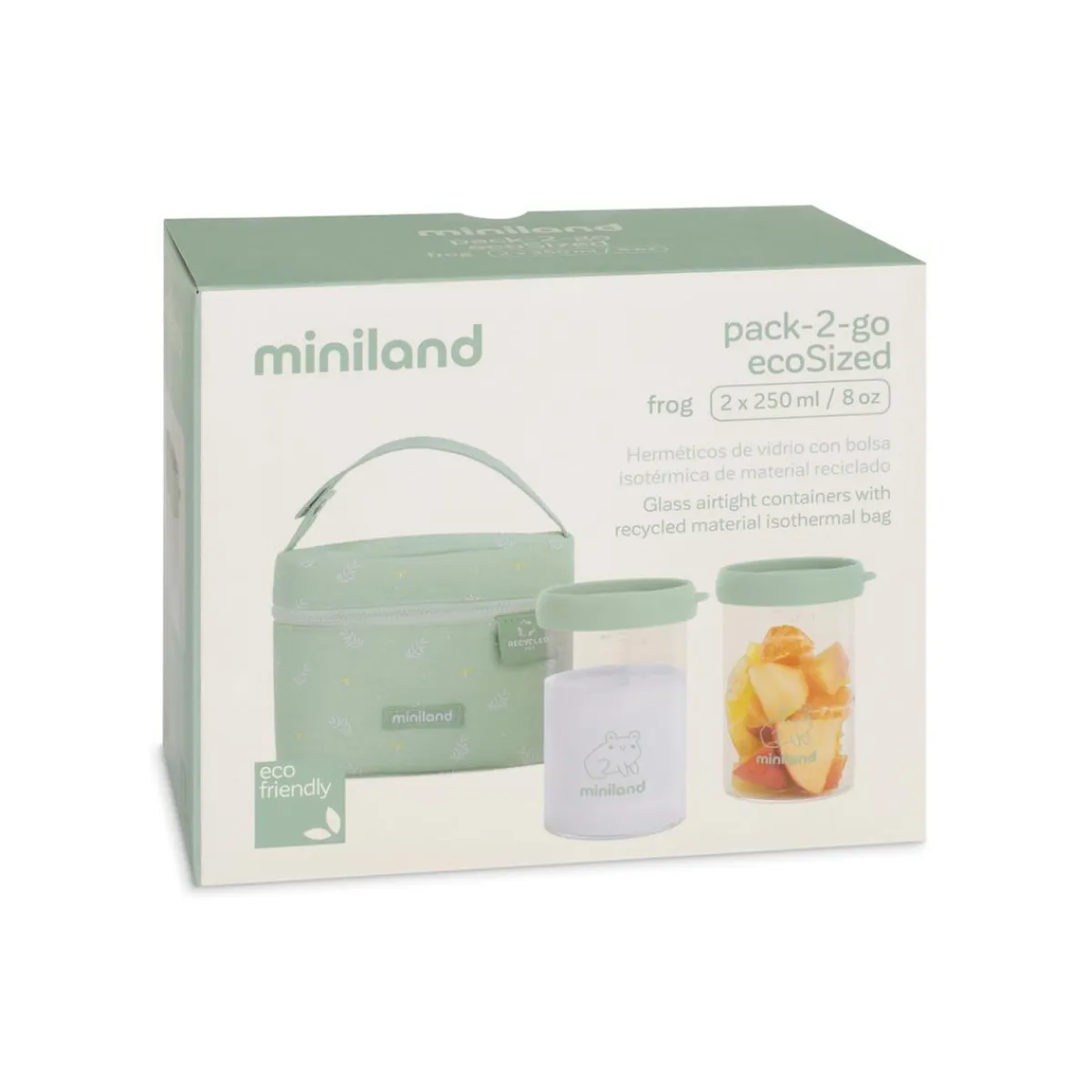 Online - Bolsa Isotérmica + 2 herméticos 250ml Ecosized rana Preparación Comida Y Accesorios·Termos, Recipientes Y Contenedores