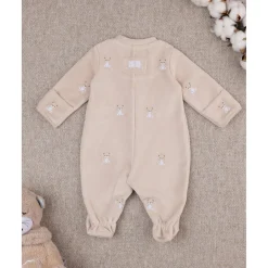 Best Mono de bebé beige con osito de regalo Recién Nacido·Ropa Y Accesorios|Ropa Y Accesorios·Peleles