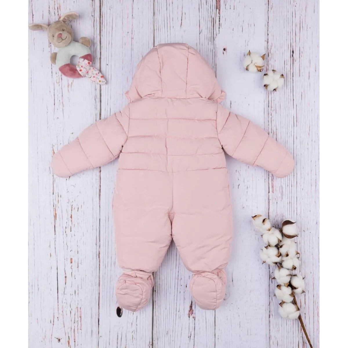 Outlet Mono de nieve para niña de nylon rosa Recién Nacido·Primeras Salidas|Primeras Salidas·Abrigos Y Plumíferos