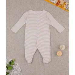 Mono para bebé de canalé beige*Prenatal Clearance