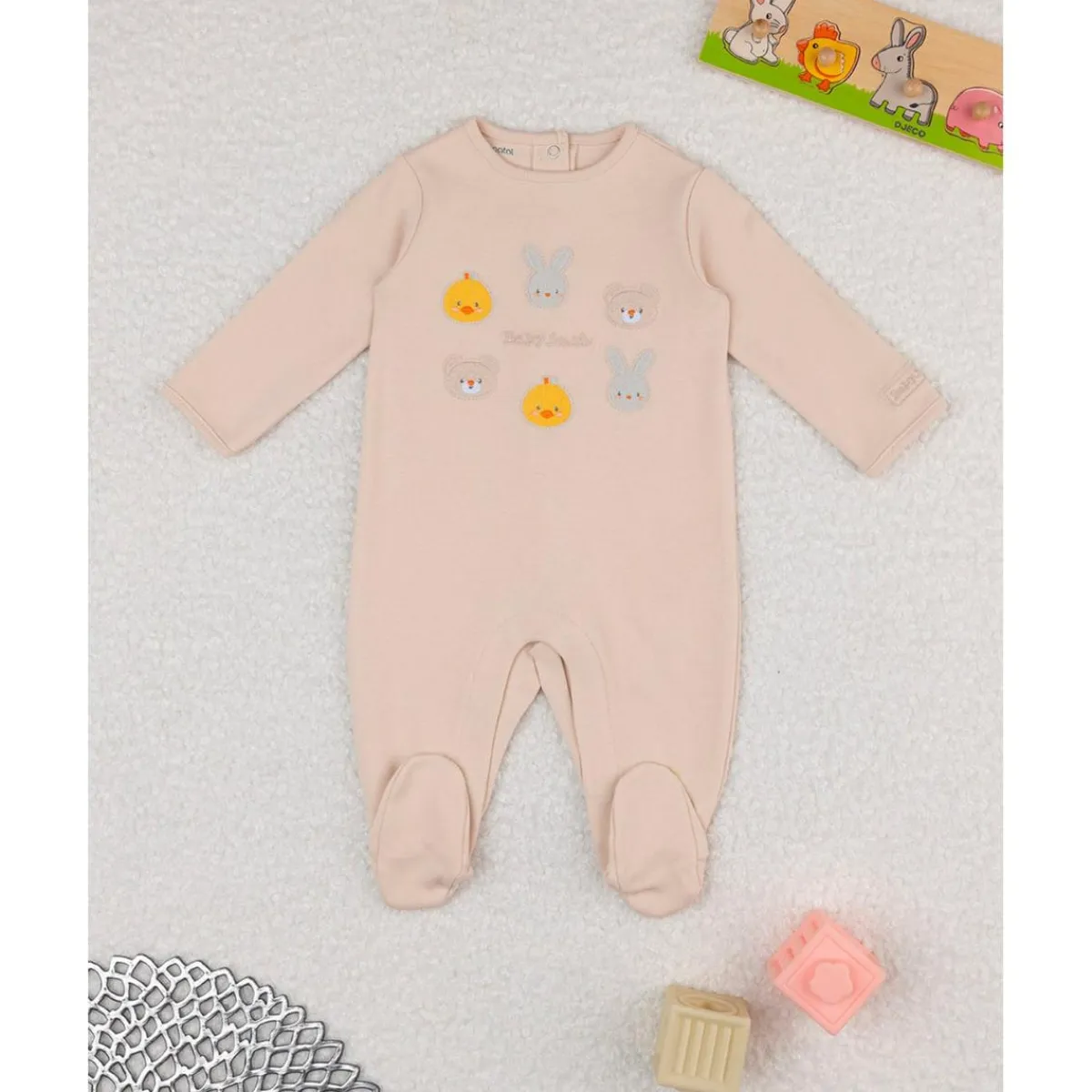 Mono unisex beige baby smile*Prenatal Hot