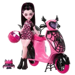 Outlet - Draculaura y su Scooter Muñecas