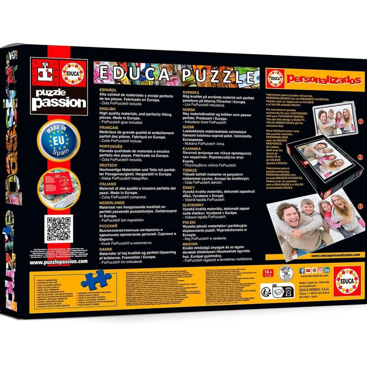 Monster High - Puzzle de 1000 piezas Monster High para adultos, 68 x 48 cm y cola Fix incluida ㅤ*EDUCA BORRAS Clearance