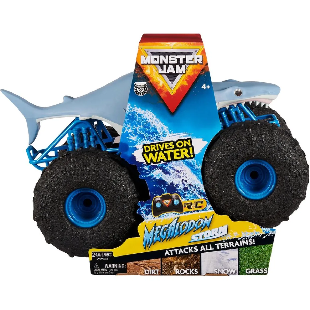 New Monster Jam - Megalodon Anfibio RC Vehículos Y Circuitos