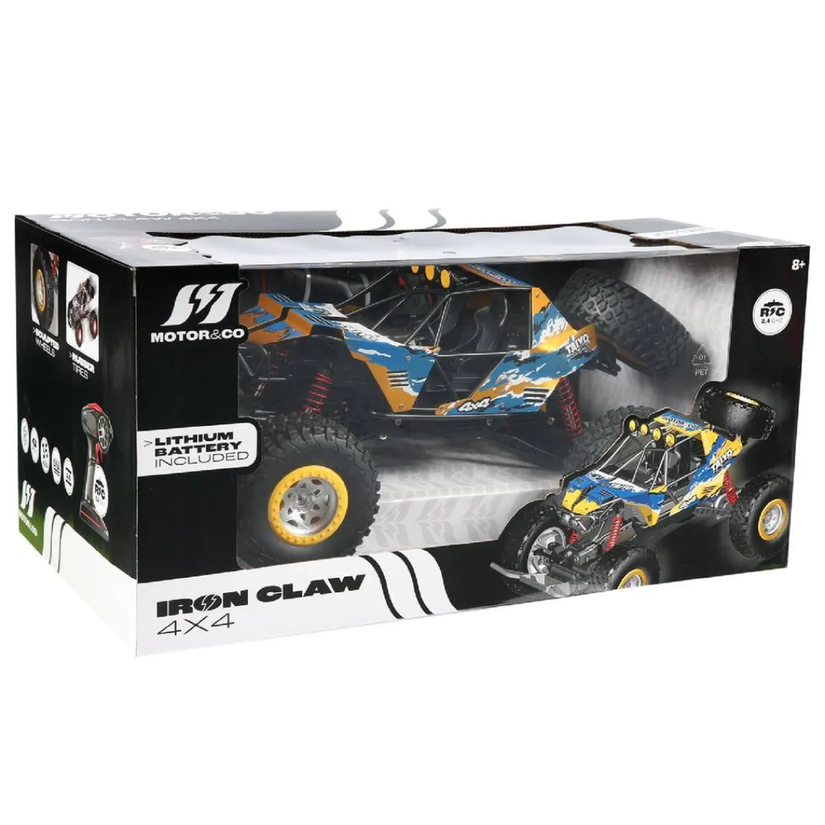 Motor & Co - Coche Iron Claw 4 x 4 (varios colores) Vehículos Y Circuitos